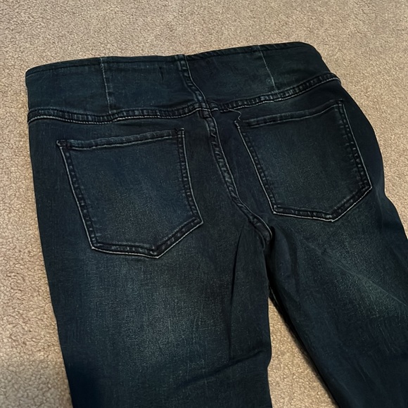 FREE PEOPLE dark wash flare jeans - Picture 3 of 5